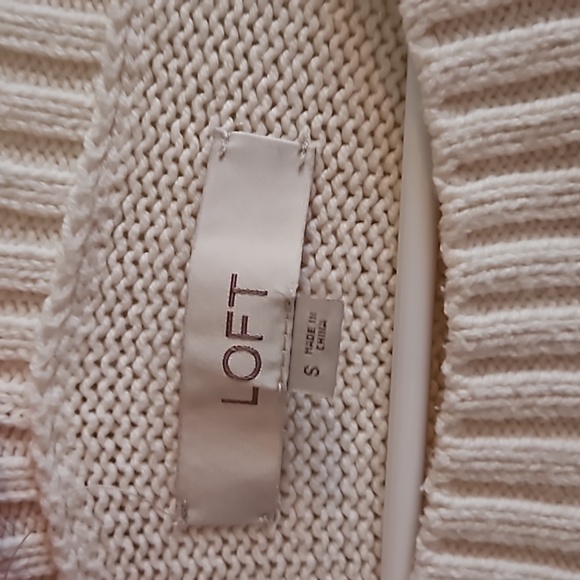 Red striped sweater loft - Picture 5 of 6